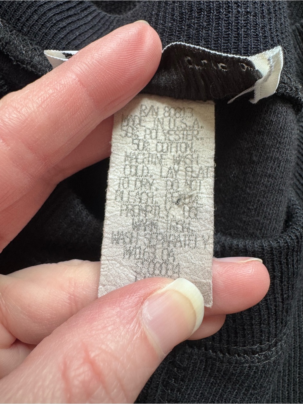 Vintage 90s Steven Ross, Naturally Knit Top Henley Cardigan Dress Black - Picture 7 of 7